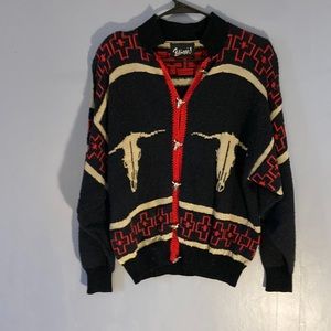 Texas western vintage cardigan